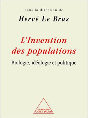 cover image of L' Invention des populations